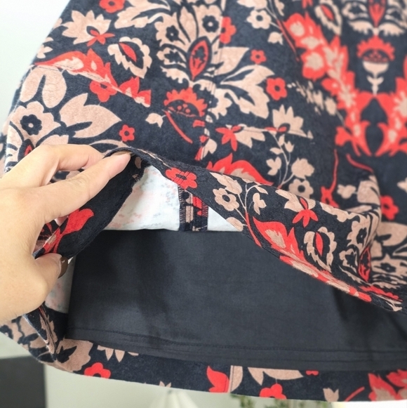 Liu-Jo Jacquard Floral Structured Mini Skirt, Size 4 - Picture 6 of 14